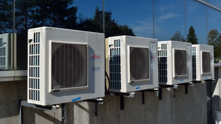 Three outdoor condensing units mounted to a facade and measured as as part of a plant noise assessment using bs4142 noise assessment, what is it?
