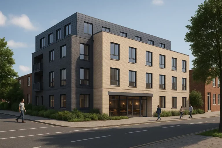 new proposed development in Hammersmith, London that required a BS8233 noise assessment as part of a noise impact assessment for a prior approval application Class MA for permitted development. This site used a residential noise survey and environmental acoustic assessment.