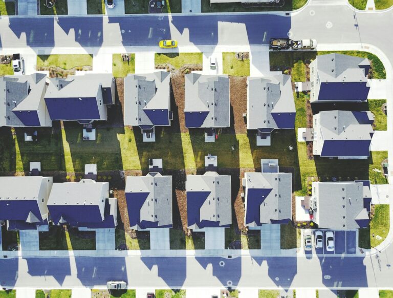 aerial photography houses after a bs8233 noise assessment in London, Kent, Essex and Hampshire. Changes to BS 8233